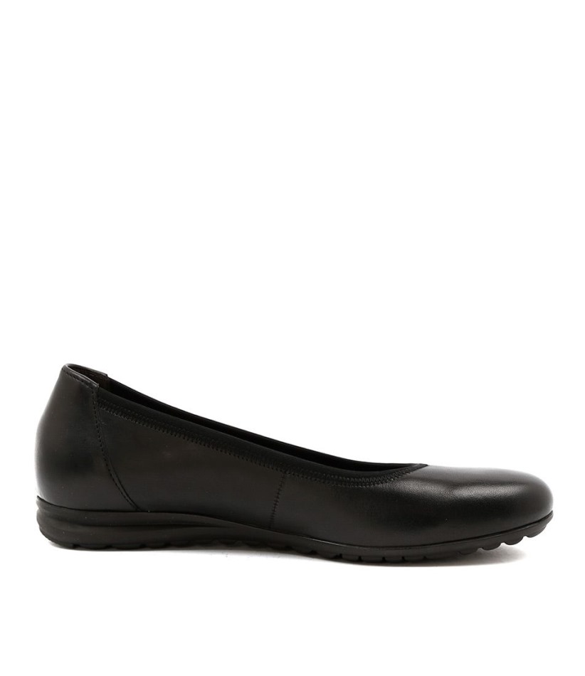 Gabor En Cuir Lisse Noir Ellie | Exclusif